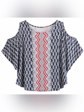 NWOT Alfani poncho type cold shoulder top